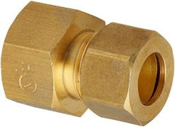 LASCO 17-6755 3/8-Inch Female Compression by 1/4-Inch Male Compression  Brass Adapter